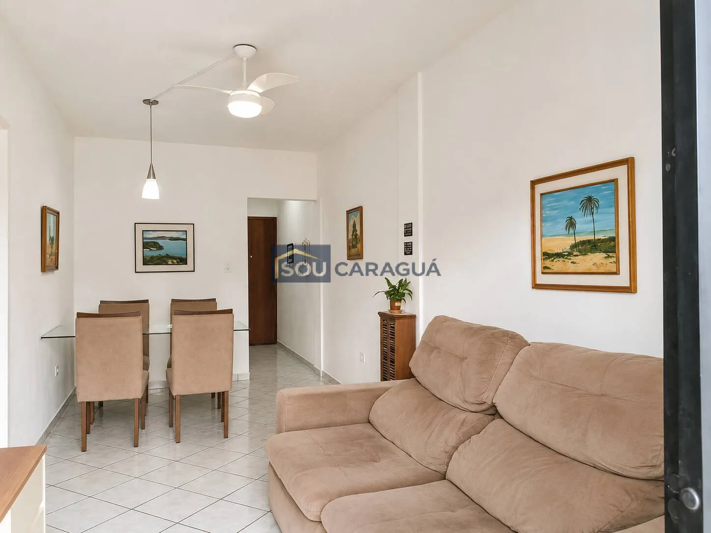 Imagem Apartamento a venda a 200m da praia na Martim de Sá em Caraguá vista mar