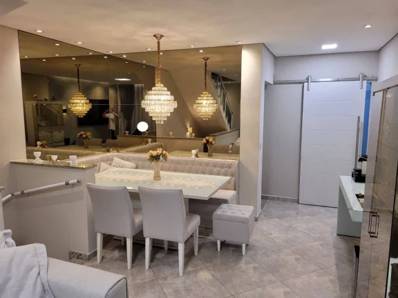 Imagem Sobrado com 3 dormitórios à venda por R$ 680.000,00 - Vila Curuçá - Santo André/SP