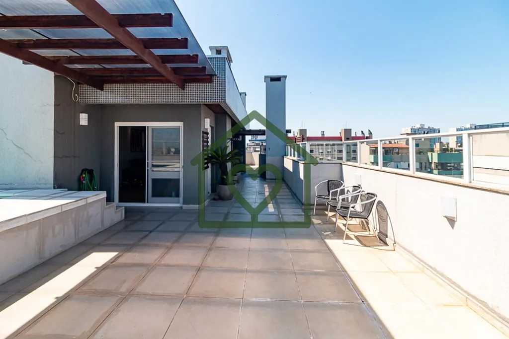 Imagem Cobertura impecável, pronta para morar, semi mobiliada, 289m2, amplo living todo em porcelanato com...