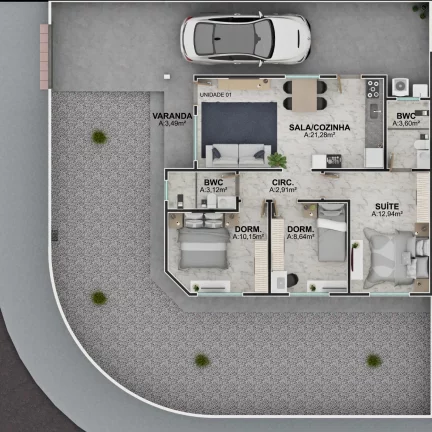Imagem CASA RESIDENCIAL em São José - SC, POTECAS
