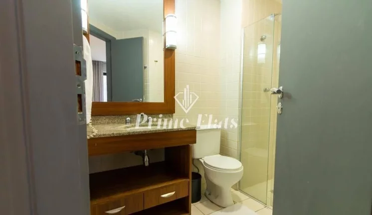 Imagem Flat disponível para locação no Mercure São Paulo Moema Times Square Hotel, com 30m², 1 dormitório e 1 vaga de garagem