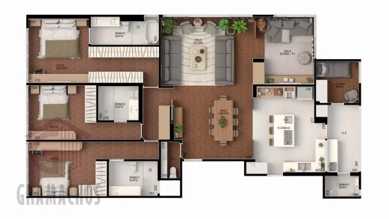Imagem Apartamento à Venda com 3 Suítes, 213m², 2 Vagas | Cerqueira César
