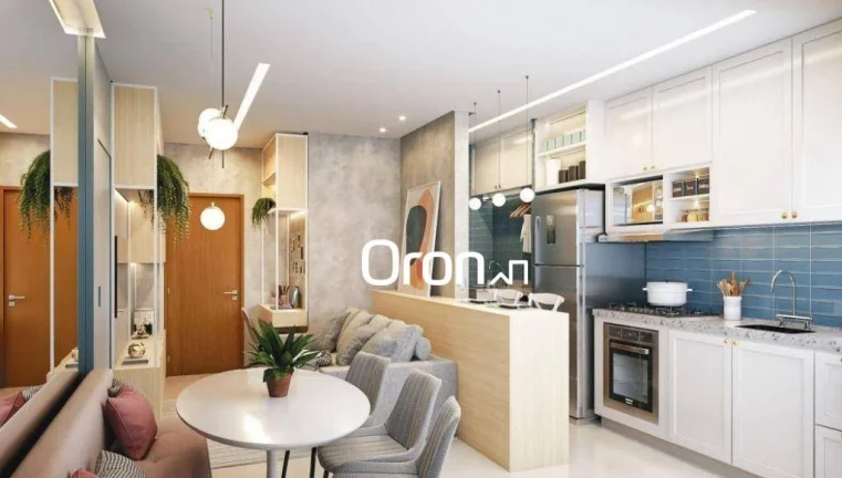 Imagem Apartamento com 3 dormitórios à venda, 68 m² por R$ 469.000,00 - Setor Criméia Oeste - Goiânia/GO