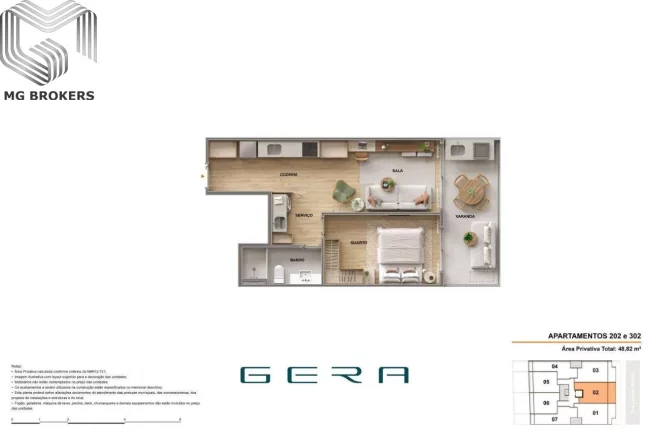Imagem Apartamento à venda na Gávea, Rio de Janeiro - 1 quarto, 1 sala, 38m² de área - Imperdível oportunidade!