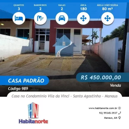 Foto do imóvel CASA NO CONDOMÍNIO VILA DA VINCI - SANTO AGOSTINHO