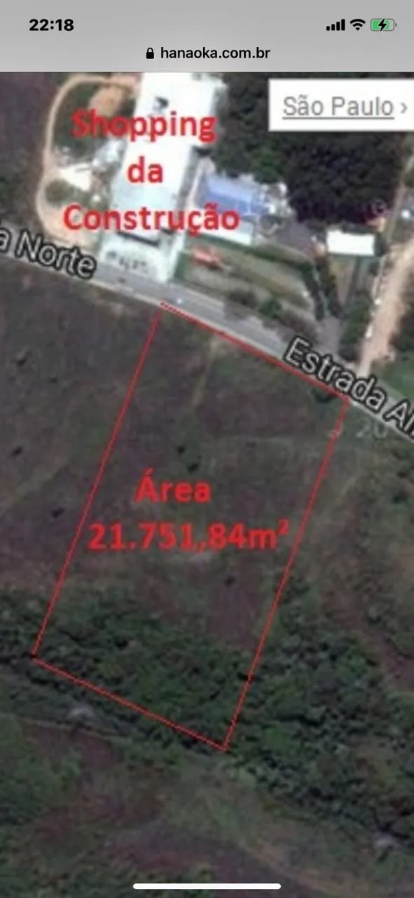 Imagem Lote Comercial/Residencial de 20.000,00m² Localizado na Estrada Municipal Bela Vista - Santana de Parnaíba - SP!