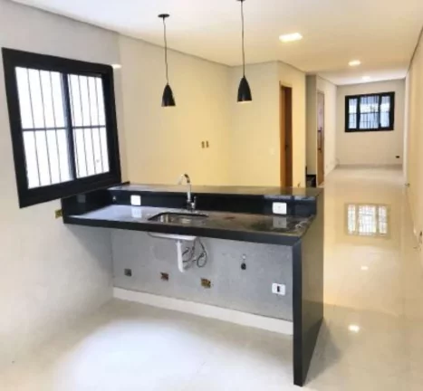 Imagem Sobrado Novo no Parque Continental II, Guarulhos-SP: 3 suítes, espaço gourmet, 3 vagas de garagem!