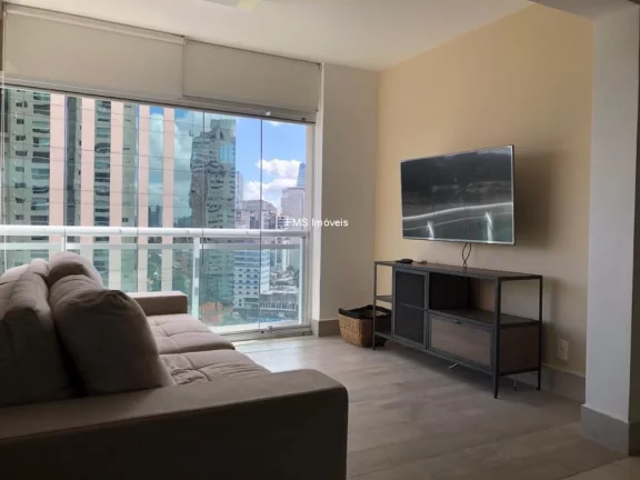 Imagem Apartamento à venda no Brooklin Paulista, 1 suíte, 1 banheiro, 1 vaga na garagem.