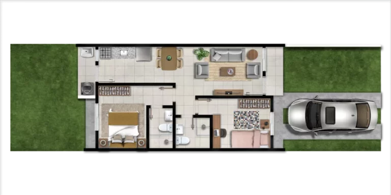 Imagem Reserva Primavera - Fase 1 - Casa à venda no bairro Restinga - Porto Alegre/RS