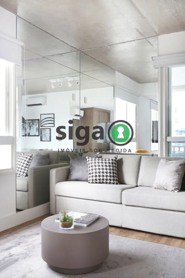 Imagem APATAMENTO MOBILIADO PARA VENDA NO BROOKLIN COM 1 DORMITORIO