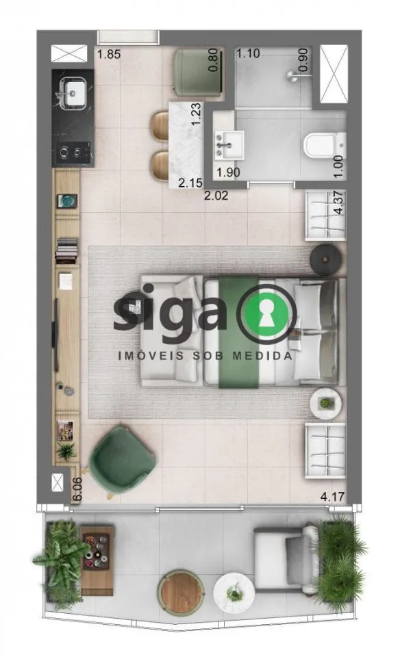 Imagem Apartamento para venda na Vila Olímpia - São Paulo, SP