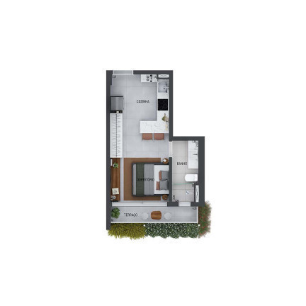 Imagem Studio com 1 Quarto à Venda, 20 m² em Itaim Bibi - São Paulo