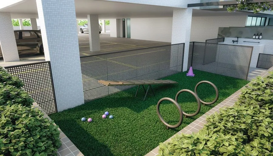 Imagem Apartamento de 77 m² no Eco Jardins, com 3 quartos, 2 suítes, varanda gourmet e lazer completo no Jardim Oceania.