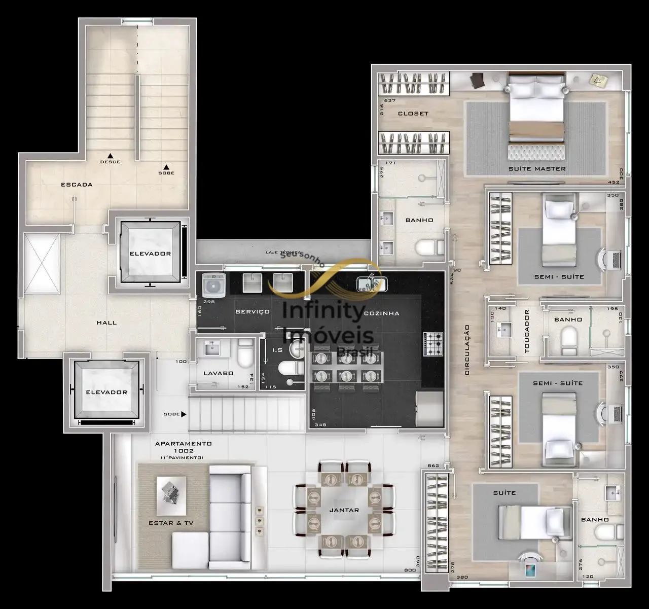 Imagem EDIFICIO COPENHAGEN CID NOVA - Apartamento à venda no bairro Cidade Nova - Belo Horizonte/MG