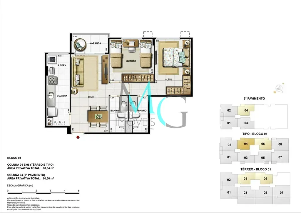 Imagem Apartamento à venda 2 Quartos 1 Suite 1 Vaga 90.36M² Vila Isabel Rio de Janeiro - RJ | Jardins da Vila