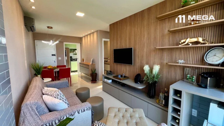 Imagem Apartamento com 2 dormitórios à venda, 57 m² por R$ 680.000,00 - Jockey de Itaparica - Vila Velha/ES