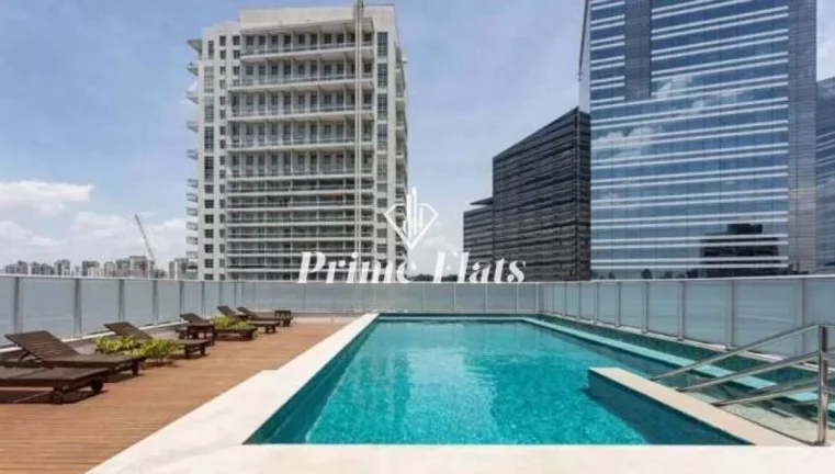 Imagem Flat disponível para locação no Condomínio Add Nova Berrini, com 46m², 1 dormitório e 1 vaga