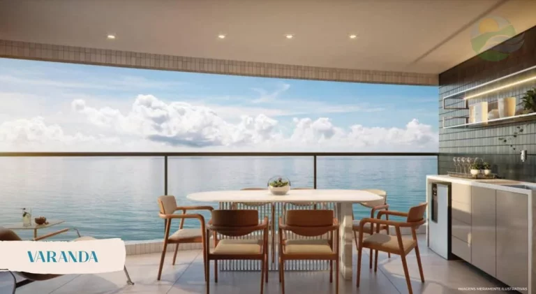 Imagem Apartamento 3 quartos/Suites, beira mar, no calçadão de Piedade, Jaboatão dos Guararapes, PE