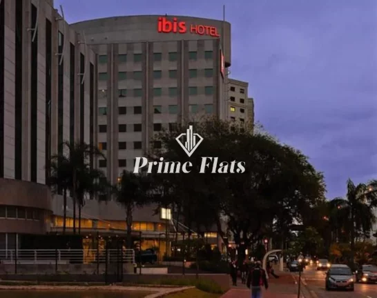 Imagem Flat disponível para venda no Íbis Santo André, com 17m², 1 dormitório e 1 vaga