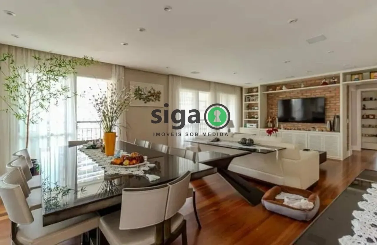 Imagem Apartamento Alto Padrão à Venda no Brooklin - 200m² - 4 Dormitórios - 3 Suítes - 4 Vagas