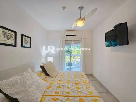 Imagem Apartamento com vista parcial para o mar e lazer completo na Riviera de São Lourenço