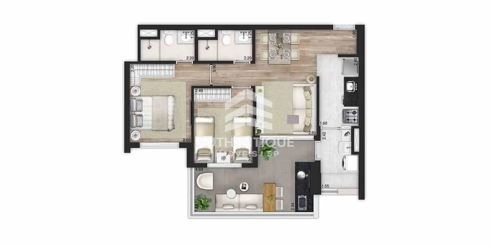 Imagem Eldorado Residencial Butantã - Apartamento à venda em São Paulo/SP