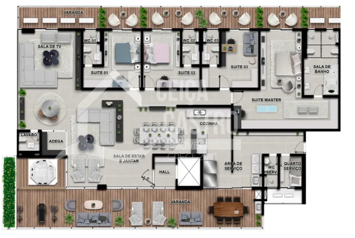 Imagem Apartamento à Venda, 368 m² em Adrianópolis - Manaus