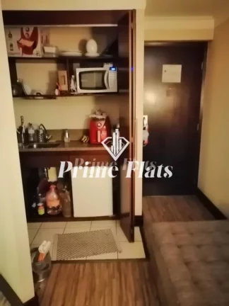 Imagem Flat disponível para venda no Transamerica Prime International Plaza, com 29m², 1 dormitório e 1 vaga