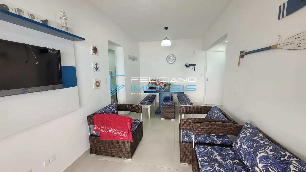 Imagem Apartamento com 2 quartos, Flórida, Praia Grande - R$ 629 mil, Cod: 1408