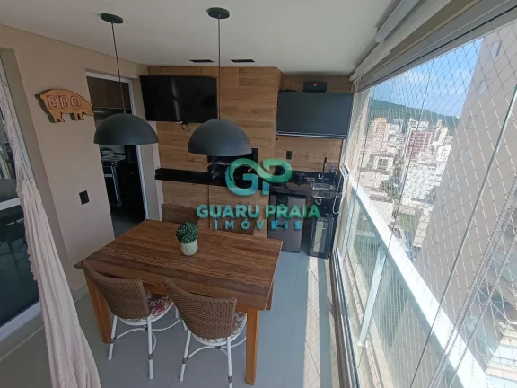 Imagem Apartamento 2 dormitorios sacada gourmet vista mar