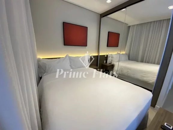 Imagem Flat disponível para locação no VHouse por JFL Living, com 36m², 1 dormitório e 1 vaga