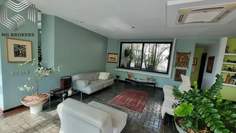 Imagem Cobertura Impecável de 3 Quartos na Barra da Tijuca-RJ: 2 Suítes, 3 Salas, 6 Banheiros, 4 Vagas, 364m²