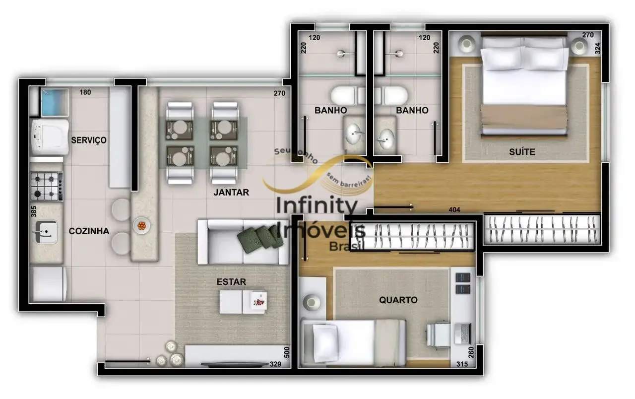 Imagem LUAR DE CARAVELAS SERRA. LAREIRA CONSTRUTORA - Apartamento à venda no bairro Serra - Belo Horizonte/MG