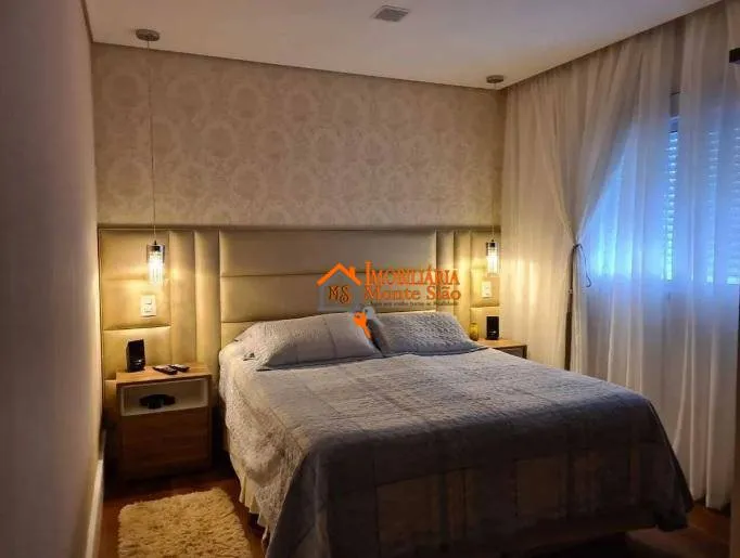 Imagem Apartamento com 3 dormitórios à venda, 122 m² por R$ 1.599.000 - Jardim Flor da Montanha - Guarulhos/SP Porteira fechada