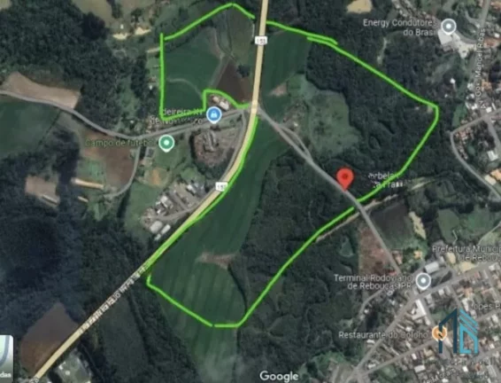 Terreno rural com área de 522.720 m²- 52 hectares, 3 minutos do centro, Rebouças PR