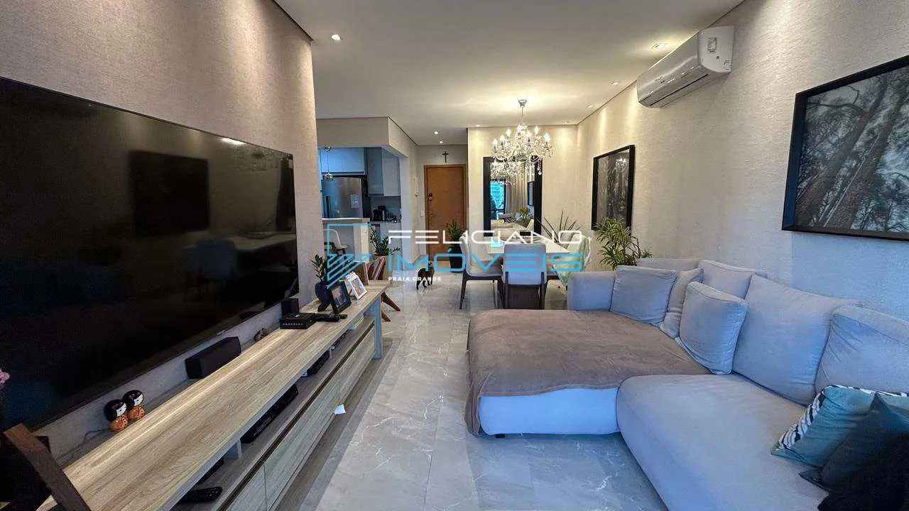 Imagem Apartamento com 2 quartos, Guilhermina, Praia Grande - R$ 699 mil, Cod: 7366