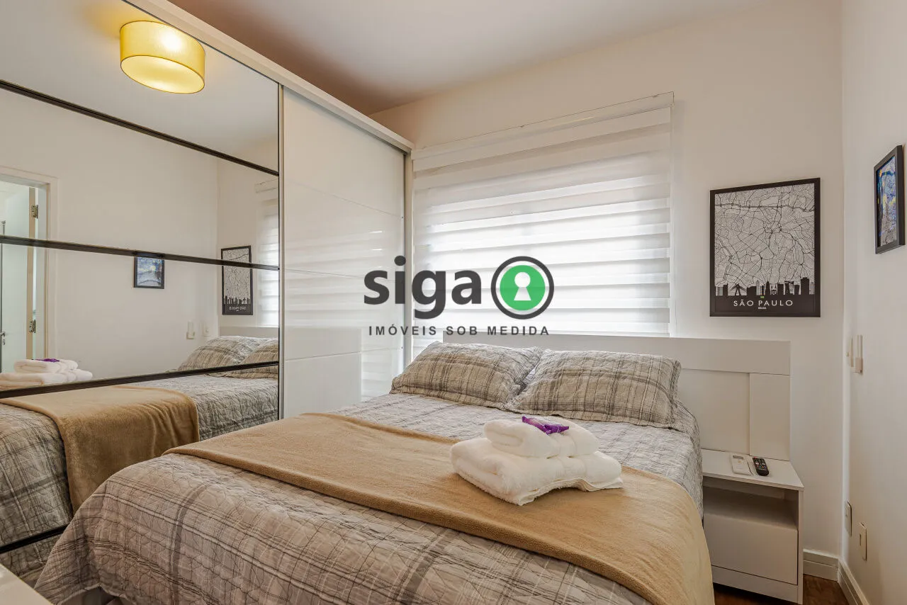 Imagem Studio de 45m² com Suíte | Mobiliado e Pronto para Morar | 300m do Metrô Ana Rosa!