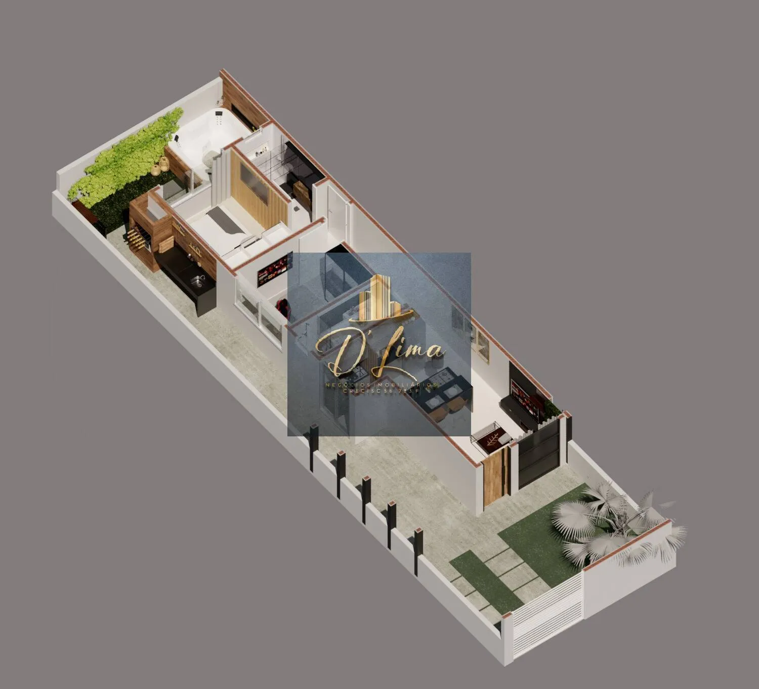 Imagem Casa com 2 Quartos à venda, 70m² - Potecas