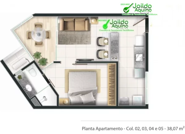 Imagem Apartamentos de 1,2 e 3 quartos, no melhor da Praia de Iracema