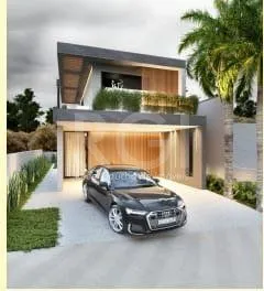 Imagem Casa Condominio para Venda - 221m², 3 dormitórios, sendo 2 suites, 2 vagas - Centro