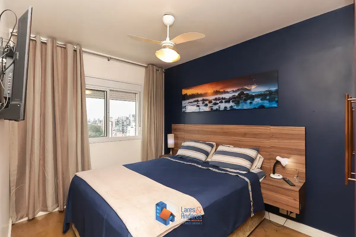 Imagem Apartamento para venda em Indianapolis com 1 quarto, sendo 1 suíte, 54m²