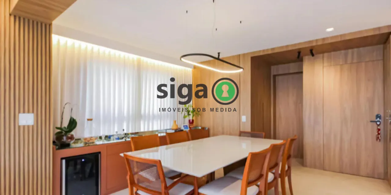Imagem Apartamento de 141m2 à venda no Brooklin, com 03 suítes e 2 vagas