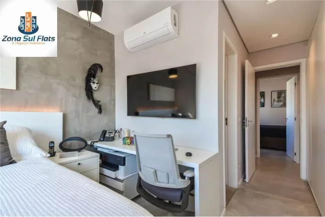 Imagem Apartamento à Venda No Campo Belo Com 2 Dormitórios Sendo 1 Suíte e 2 Vagas