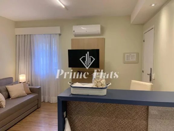 Imagem Flat disponível para locação no La Residence Paulista, com 32m², 1 dormitório e 1 vaga de garagem