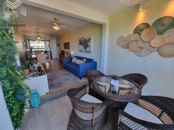 Imagem Apartamento à venda no Recreio dos Bandeirantes, Rio de Janeiro-RJ, com 3 quartos, 1 suíte, 3 salas , 3 vagas e 91m² de área. Varanda