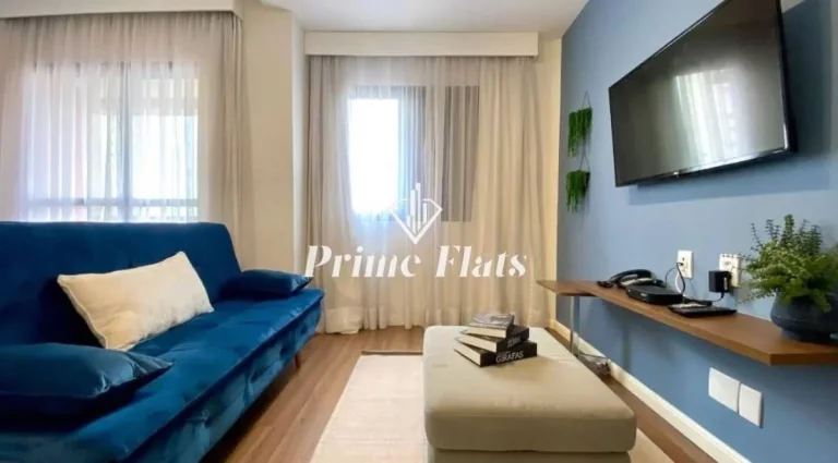 Imagem Flat disponível para venda no Aparthotel Adagio São Paulo Berrini Hotel, com 42m², 1 dormitório e 1 vaga