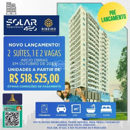 Foto do imóvel O SOLAR 420 RESIDENCE. O seu novo lar em Itapema! Se você está em busca de um apartamento completo, confortável e com uma localização privilegiada, em Rua 420, Morretes, Itapema - SC.
