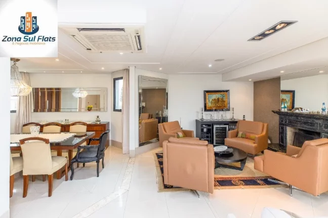 Imagem Apartamento à Venda Em Moema Pássaros Com 4 Dormitórios Sendo 3 Suítes e 3 Vagas