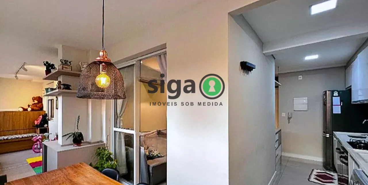 Imagem Apartamento à venda, com 68m2 e 2 dormitórios, no Brooklin.