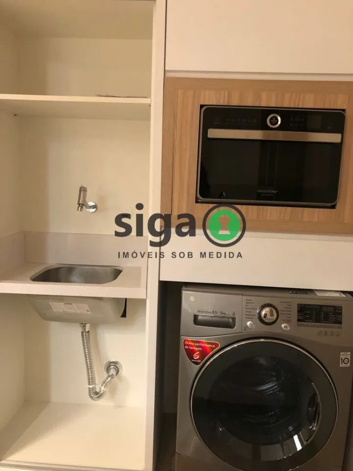 Imagem Apartamento com 49m² à venda, MOBILIADO, 1 quarto, 1 banheiro e 1 vaga, Chácara Santo Antonio